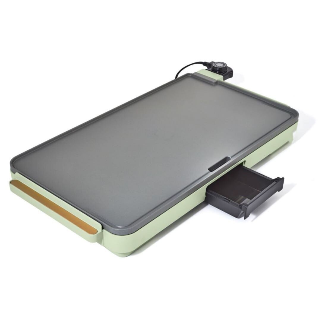 Beautiful XL Electric Griddle 12 X 22 NonStick, Sage, 57 OFF